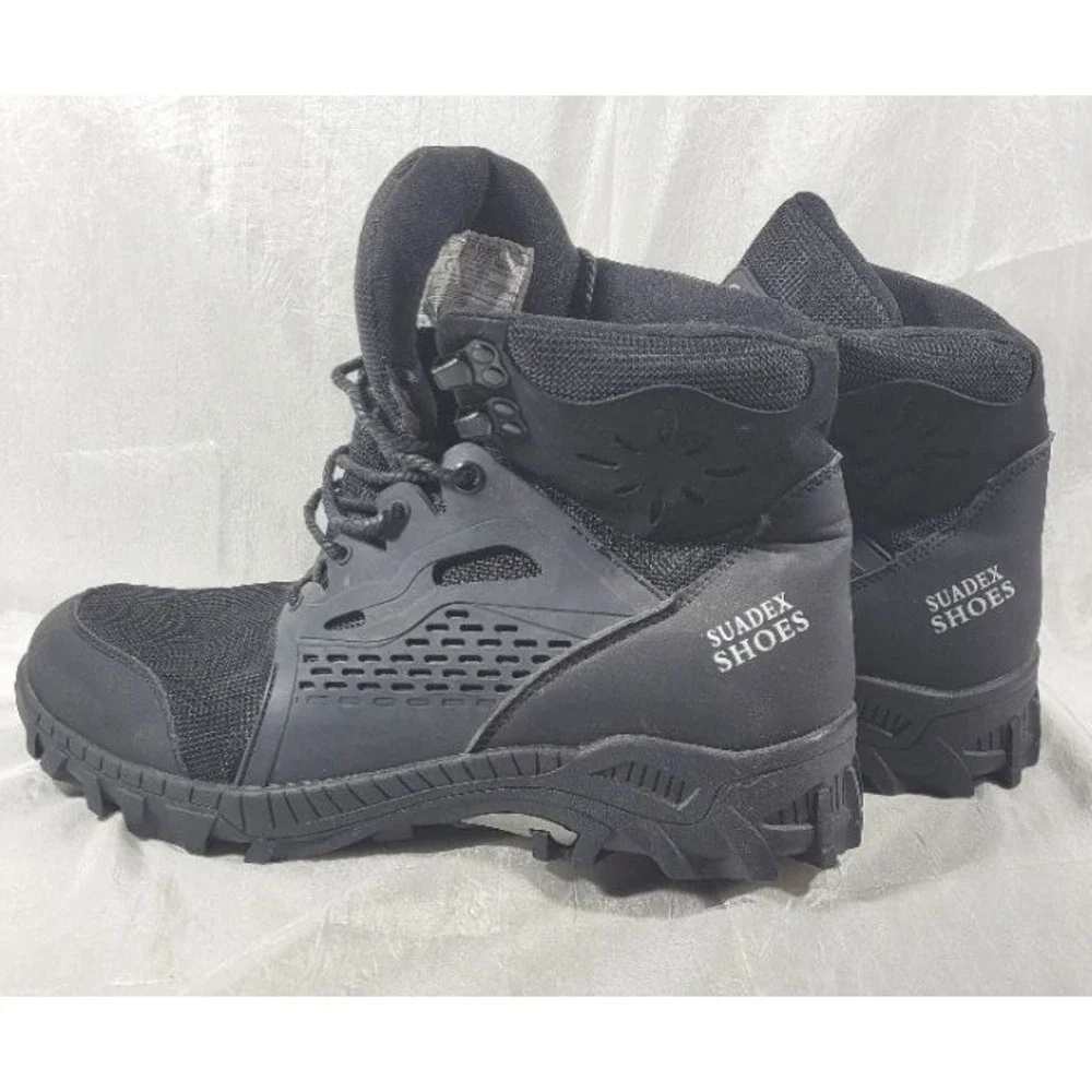 Armour Suadex Indestructible Steel Toe Boots - Black - Sz 43EU, 11W 9.5M